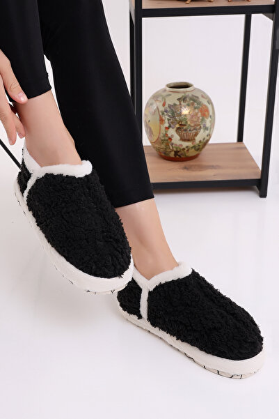 Wordex Pwr EB085 Дамски плюшени зимни чехли Домашни ботуши Пухкави домашни об...