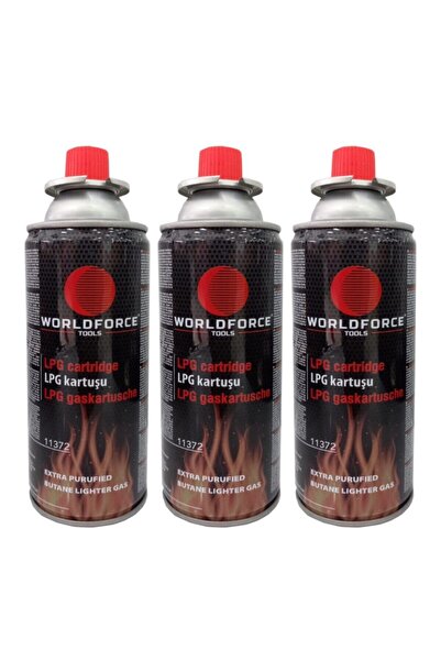 Compatible with Worldforce 3 Pieces 400ml Lpg Cartridge Blow Off Heads