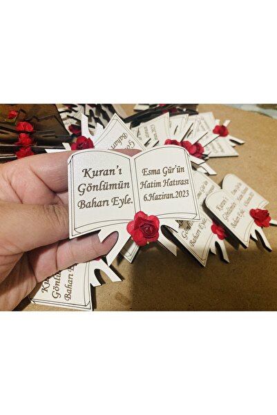 guluslazerkesim 30 ADET AHŞAP RAHLE KURAN HATIRASI HAFIZLIK HATIRASI AHŞAP MA...