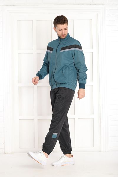 NEED LİFE Men's Petrol Casual Woven Fabric Tracksuit Set