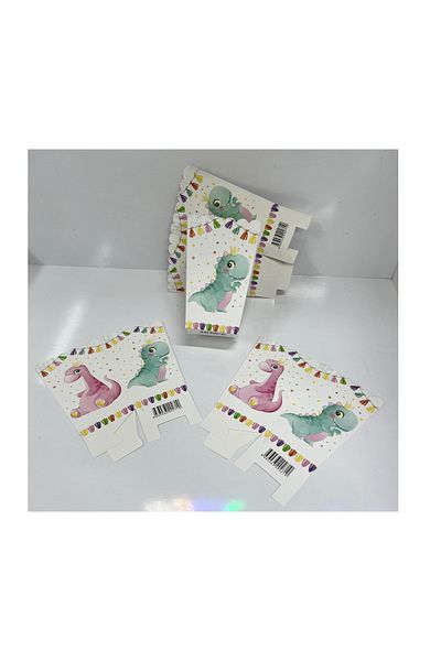 kidspartim Baby Dinosaur Corn Box
