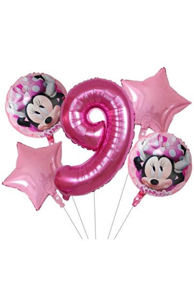 MFM Set de baloane din folie pentru mini mouse de 9 ani