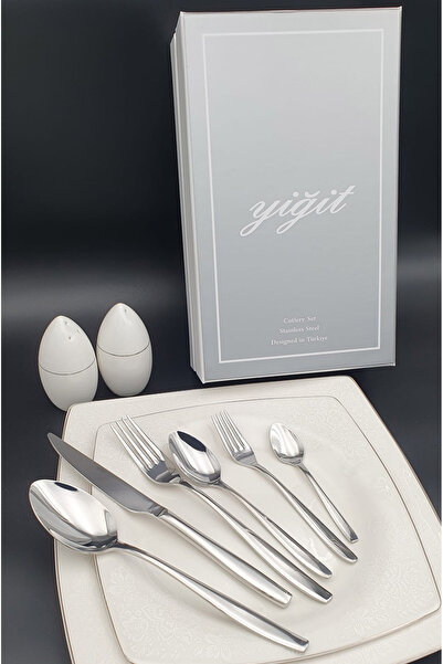 Yiğit Lena 36 pieces 304 18/10 Set of Fork Spoon Knife