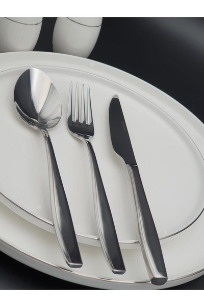 Yiğit Lena 18 piece 304 18/10 Stainless Steel Dowry Fork Spoon Knife set