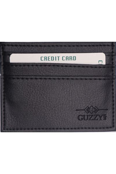Astakos Luxury Vegan Leather Unisex Paper Money Compartment 7+1 ID Card Holder Wallet 10x8 cm