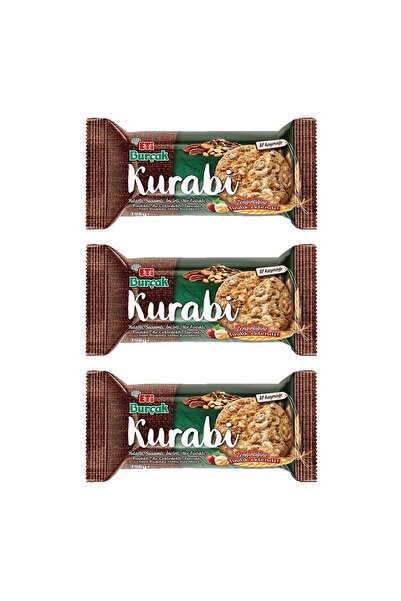 Eti Burçak Kurabi Fındıklı 198 gr 3 lü