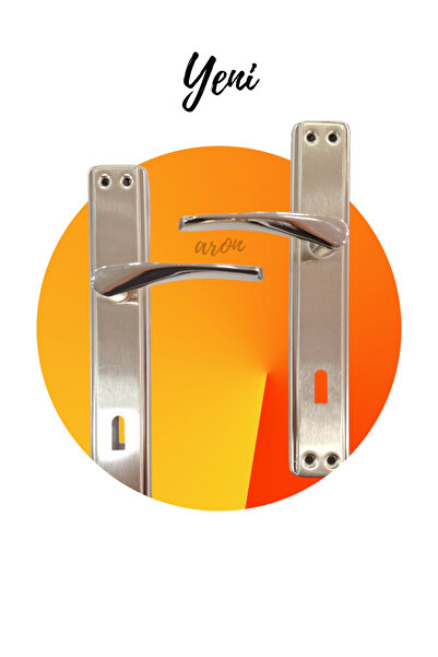 ARON مقبض باب غرفة Sofuoğlu Lerzan الجديد من PLATO معكوس من النيكل الساتان مصنوع من الألومنيوم/الفولاذ