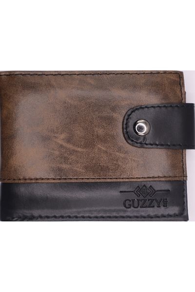 Astakos Men's Sports Classic Cut Vegan Leather Wallet with Zipper Pocket Card Holder Width 11x9cm