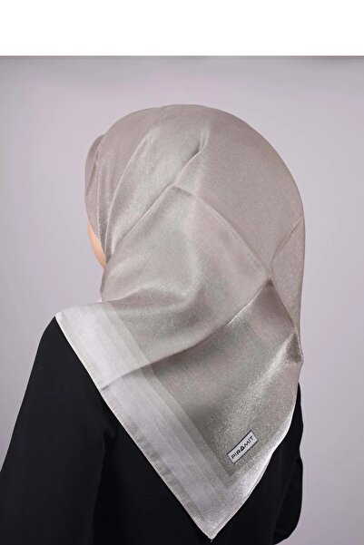 ALLURİNG Pyramid Solid Color Glitter Banded Evening Scarf-DESEN-16