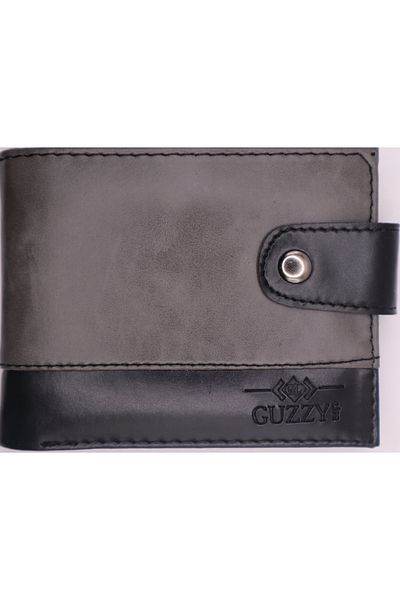 Astakos Men's Sports Classic Cut Vegan Leather Wallet with Zipper Pocket Card Holder Width 11x9cm
