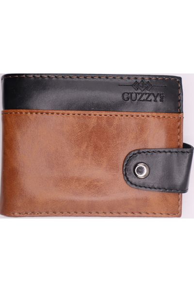 Astakos Men's Sports Classic Cut Vegan Leather Wallet with Zipper Pocket Card Holder Width 11x9cm
