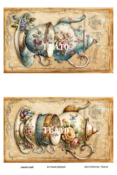 LİNEART Pirinç Dekopaj Kağıdı No:TEA10- 29X42cm