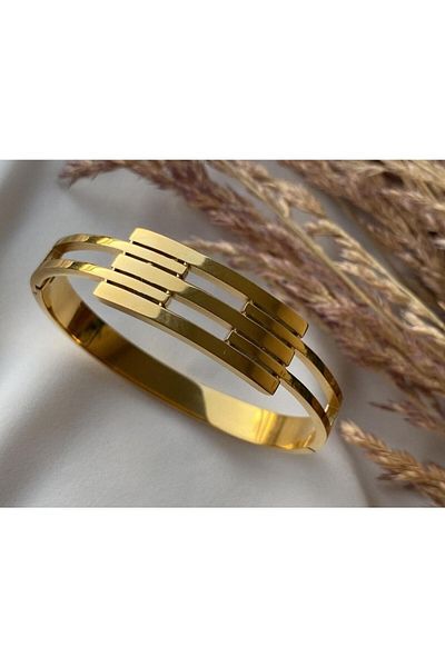 stainless steell نموذج سميك سوار الضلع