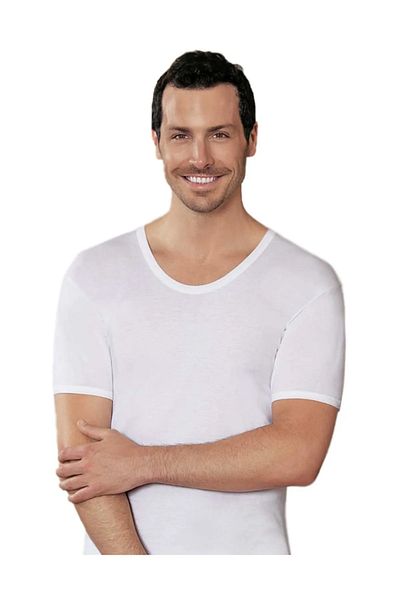 Şahinler MEN'S 2-PACK OPEN COLLAR HALF SLEEVE ATHLET