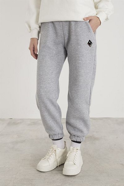 BOHEMGİYİM Unisex 2ip πλεκτό ύφασμα αθλητική φόρμα κάτω