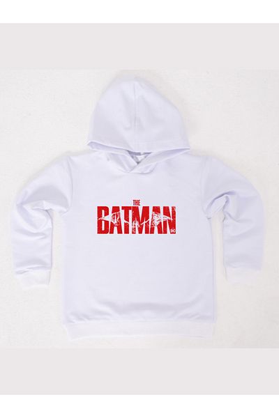 Batman εμπριμέ με κουκούλα βαμβακερό ύφασμα παιδικό φούτερ