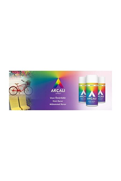 Akçalı Floresan Kırmızı Sprey Boya