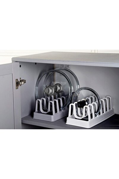 Genel Markalar Gondol 6 Bölmeli Dolap Içi Tencere Kapak Düzenleyici Fma08492