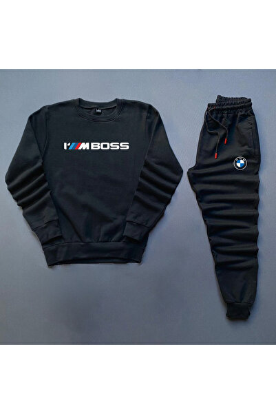 VİPER سويت شيرت + بدلة رياضية مكونة من قطعتين - نسيج صوف داخلي شتوي