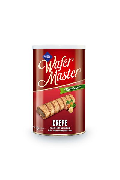 Çizmeci Time Crepe Cocoa Hazelnut Cream Wafer 240 g