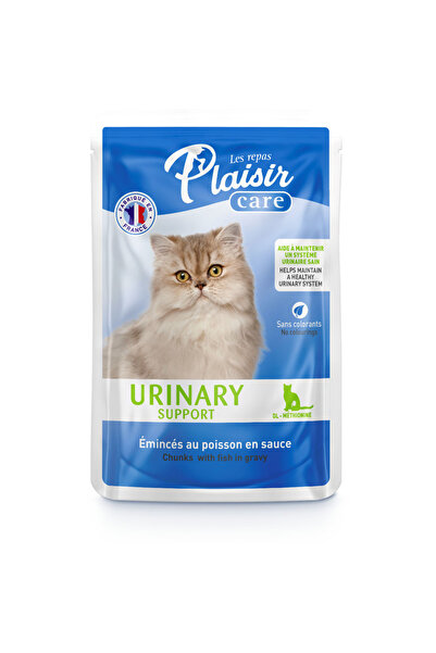 Plaisir Balıklı Pouch 85gr Care Urinary Yaş Kedi Maması - Böbrek ve İdrar Yolları Koruma