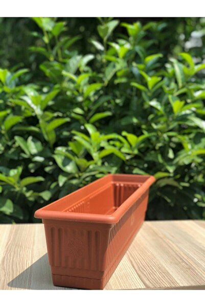 Genel Markalar Bahçe Balkon Saksı (13 Lt) 70 Cm, 3 Adet Uzun Balkon Saksı, Hak Saksı