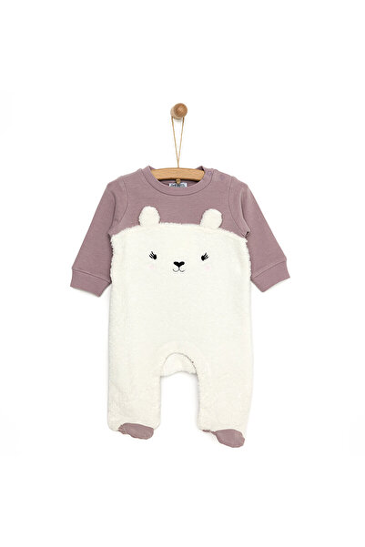 ebebek Hello Baby HelloBaby Yenidoğan Fügürlü Peluş Patikli Tulum Unisex