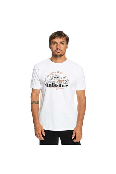 Quiksilver Ανδρικό μπλουζάκι SUNSETWAVE M TEES WHITE