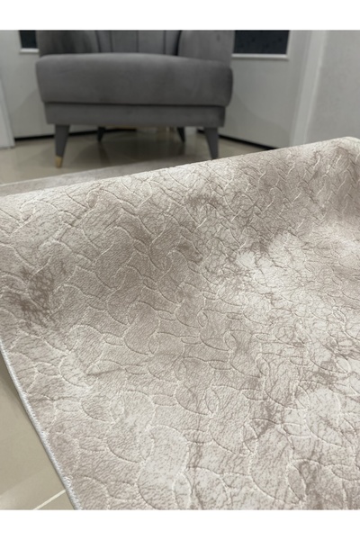 Alya Home Kaymaz Taban Yıkanabilir Kesme Halı Yolluk Mutfak Halısı Lüx Vizon