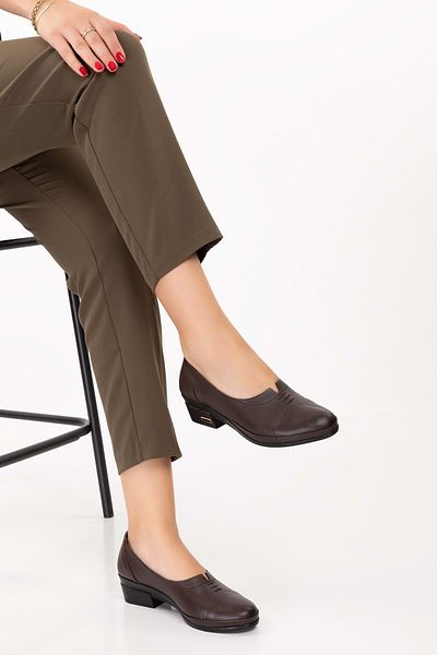 Gondol Women's Genuine Leather Heeled Shoes Msa.67