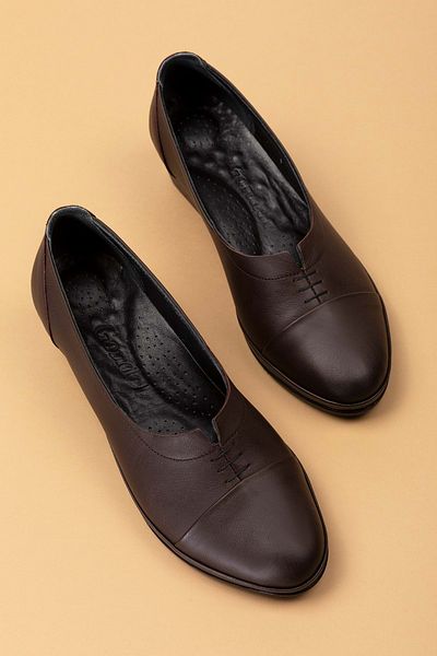 Gondol Women's Genuine Leather Heeled Shoes Msa.67