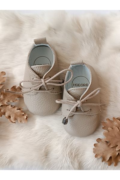 Hodore Alfa Mink Genuine Leather Baby Moccasin Shoes