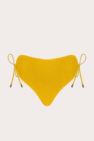 AYYILDIZ 63059 Κίτρινο ψηλόμεσο μπικίνι κάτω