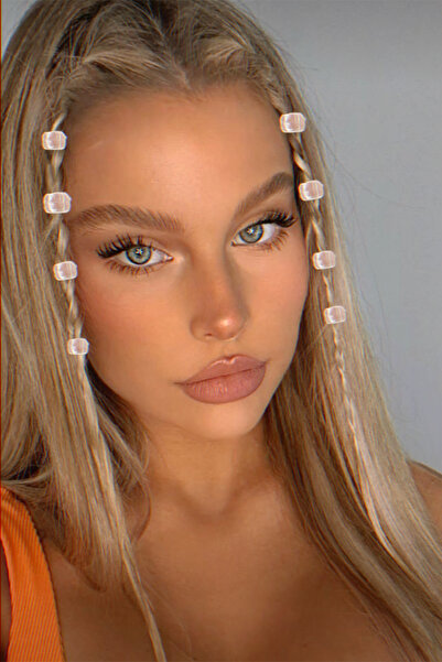 TAKIŞTIR Διαφανές χρώμα κορδέλα μαλλιών