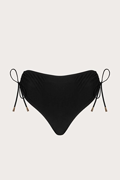 AYYILDIZ 63059 Černý spodní díl bikin s vysokým pasem