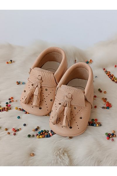 Hodore Axel Yavruağzı Genuine Leather Baby Moccasin