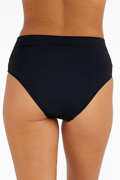 AYYILDIZ 63053 Schwarze Bikinihose mit hoher Taille