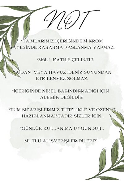 KÜBRA UYAN JEWELRY ÇELİK 316L VANCLEEF YONCA MODEL SİYAH KÜPE