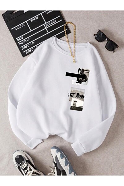 Sebesta Fashion SEBESTA FASHION THE PAST PRINTED 2THREAD BARDEN سويت شيرت كبي...