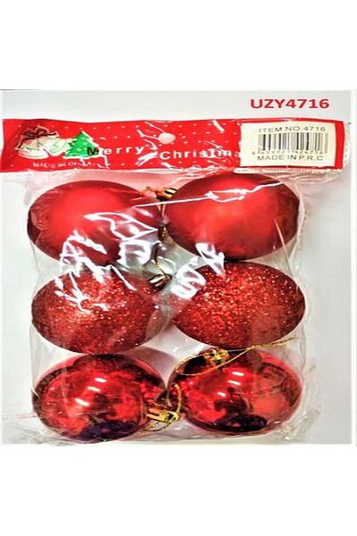 DÜVENCİ TİCARET TREE PARTY DECORATION TOP 6 IN 6CM RED
