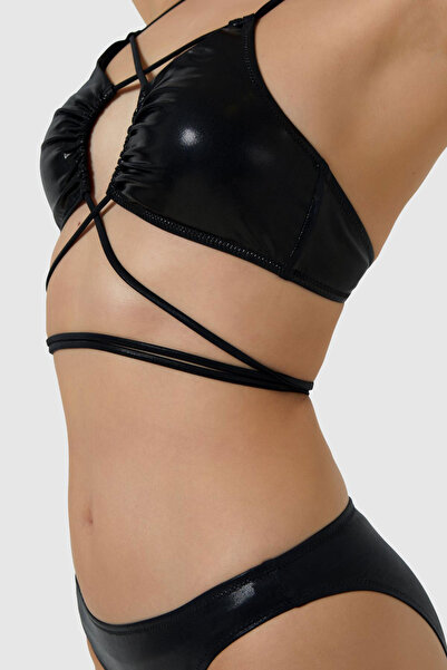 AYYILDIZ 3575 Σετ μπικίνι μαύρο