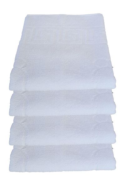 Hepsine Rakip 4 Piece Footprint Bath Mat 100 Cotton Foot Towels