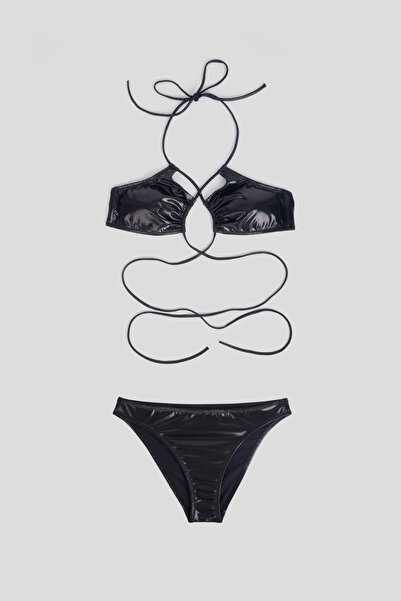 AYYILDIZ 3575 Σετ μπικίνι μαύρο