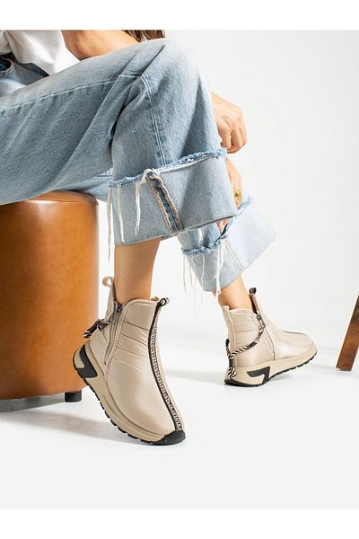 Alemdar Shoes Γυναικείες μπότες Sneakers Mink