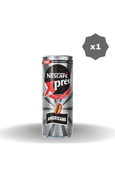 Nescafe XPRESS AMERİCANO ŞEKERSİZ 250 ML X 1 ADET