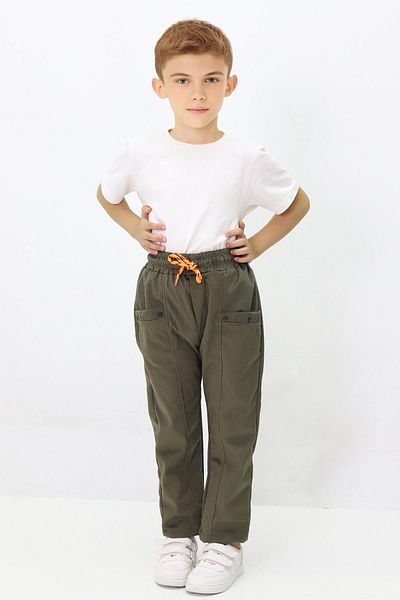 CANBİX Boy's Velvet Trousers with Flato Pockets
