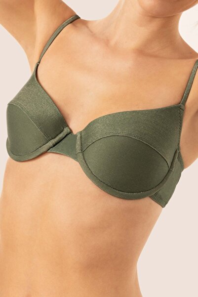 AYYILDIZ 3424 Haki Simli Kapsız Bikini Takımı