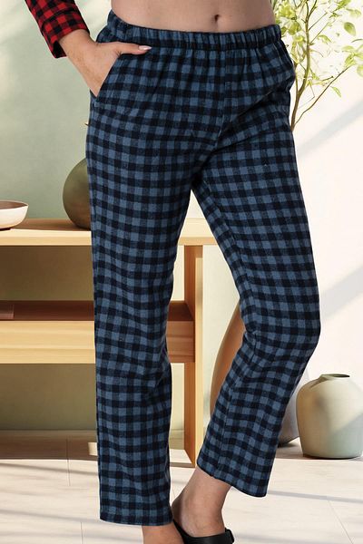 Mecit Pijama بيجامة نسائية منقوشة ذات قاع واحد 75% قطن 25% فيسكوز