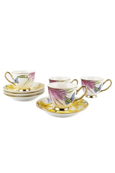 Mikasa Moor Spring Coffee Cup Set of 4