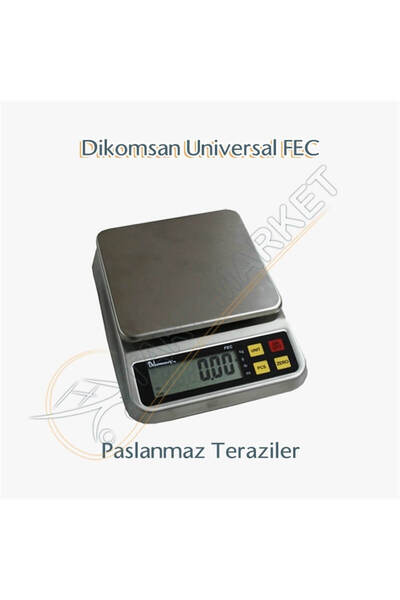 Dikomsan Universal Fec Paslanmaz Terazi